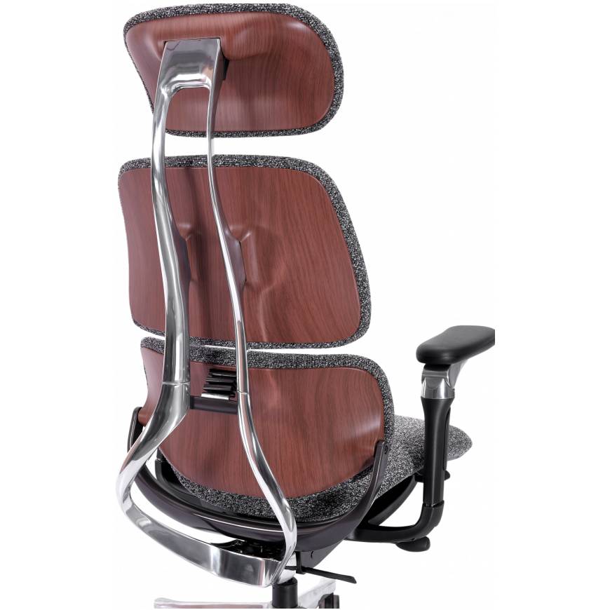 Геймерське крісло GT Racer X-819 Gray (X-819 Fabric Wood Gray) фото №6