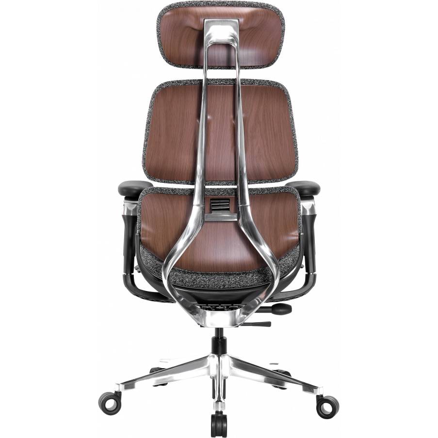 Геймерське крісло GT Racer X-819 Gray (X-819 Fabric Wood Gray) фото №5