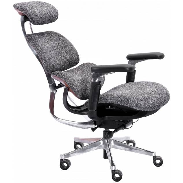 Геймерське крісло GT Racer X-819 Gray (X-819 Fabric Wood Gray) фото №4