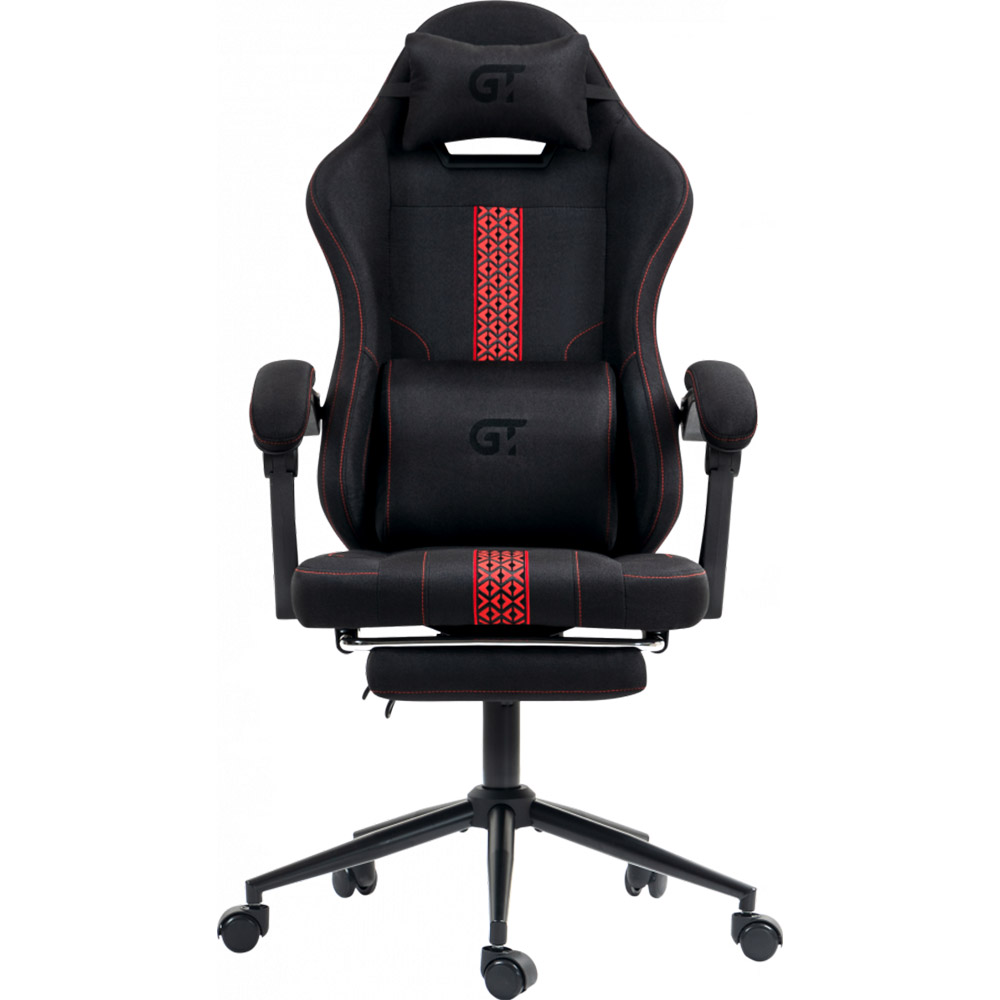Геймерское кресло GT Racer X-2331 Black/Red (X-2331 Fabric Black/Red) фото №2