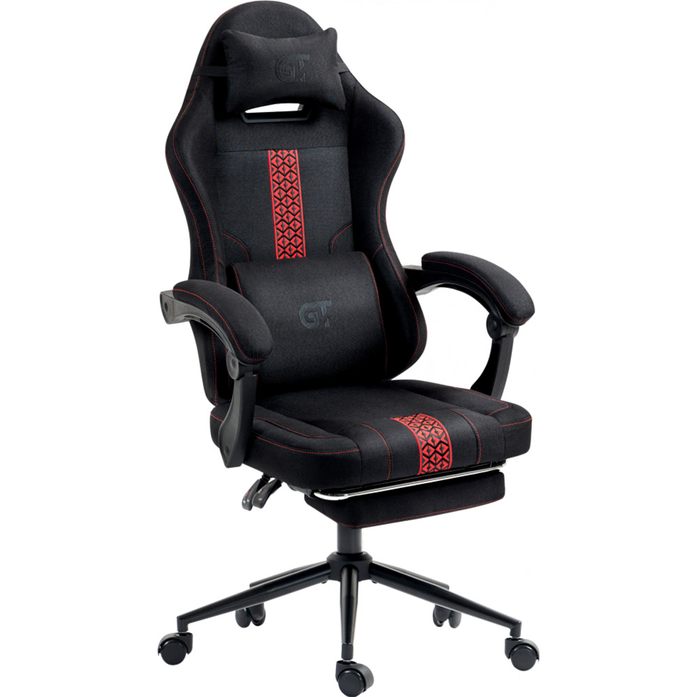 Геймерское кресло GT Racer X-2331 Black/Red (X-2331 Fabric Black/Red) фото №3