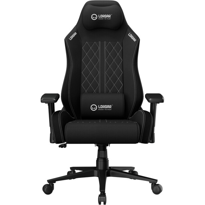 Геймерське крісло Lorgar CHA41 Black/White (LRG-CHA41-BK-WH)
