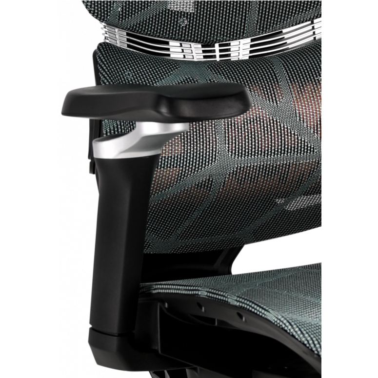 Геймерське крісло GT Racer X-7002 Black/Black/Green (X-7002 Black/Black/Green (Massage)) фото №8
