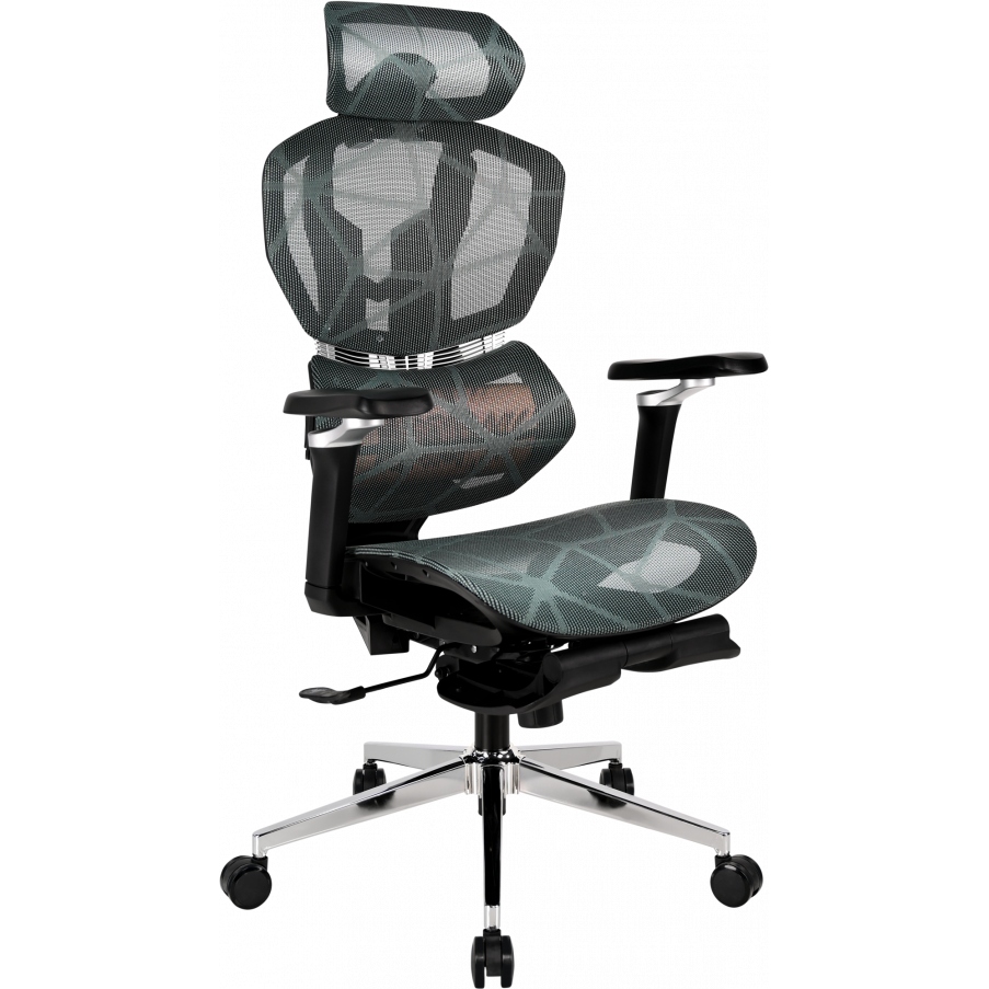 Геймерське крісло GT Racer X-7002 Black/Black/Green (X-7002 Black/Black/Green (Massage)) фото №2