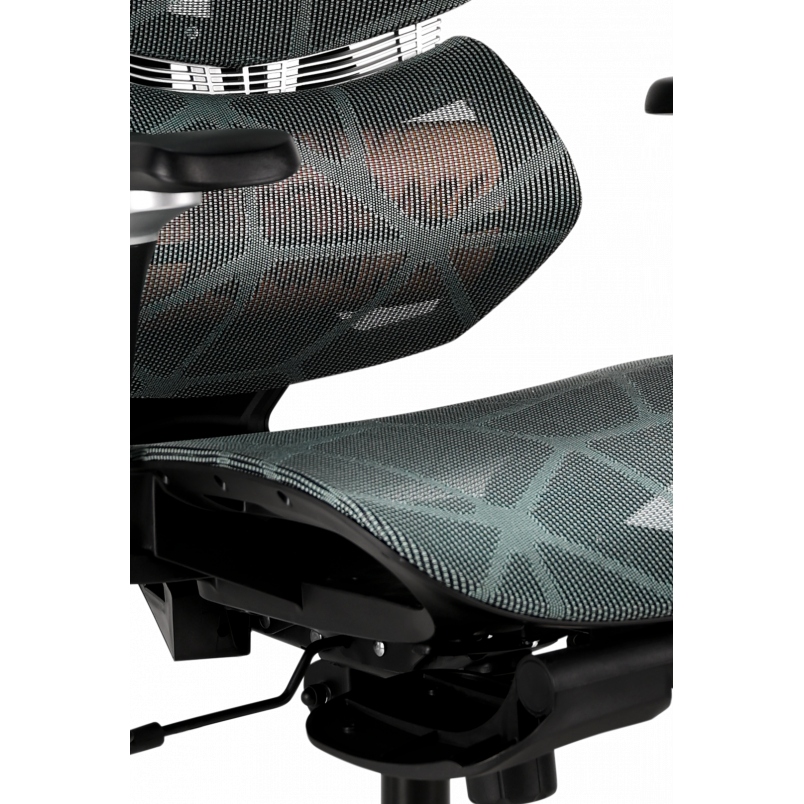 Геймерське крісло GT Racer X-7002 Black/Black/Green (X-7002 Black/Black/Green (Massage)) фото №6