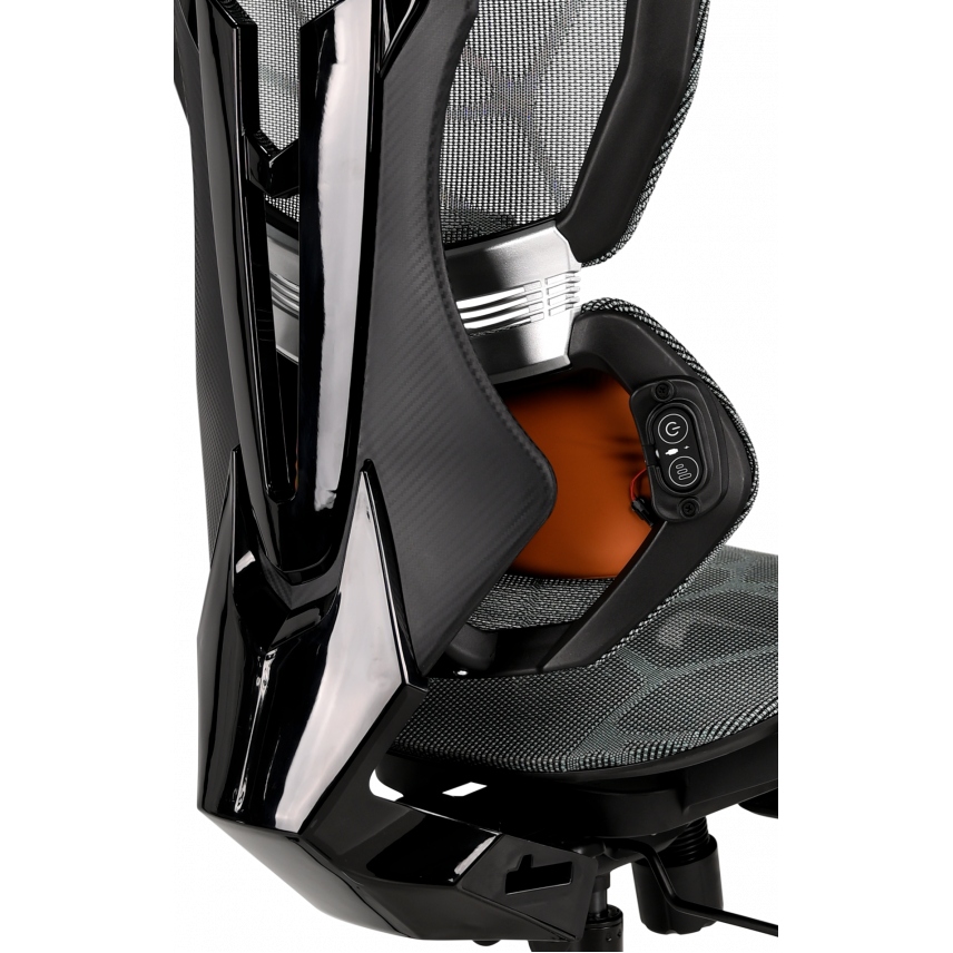 Геймерське крісло GT Racer X-7002 Black/Black/Green (X-7002 Black/Black/Green (Massage)) фото №7