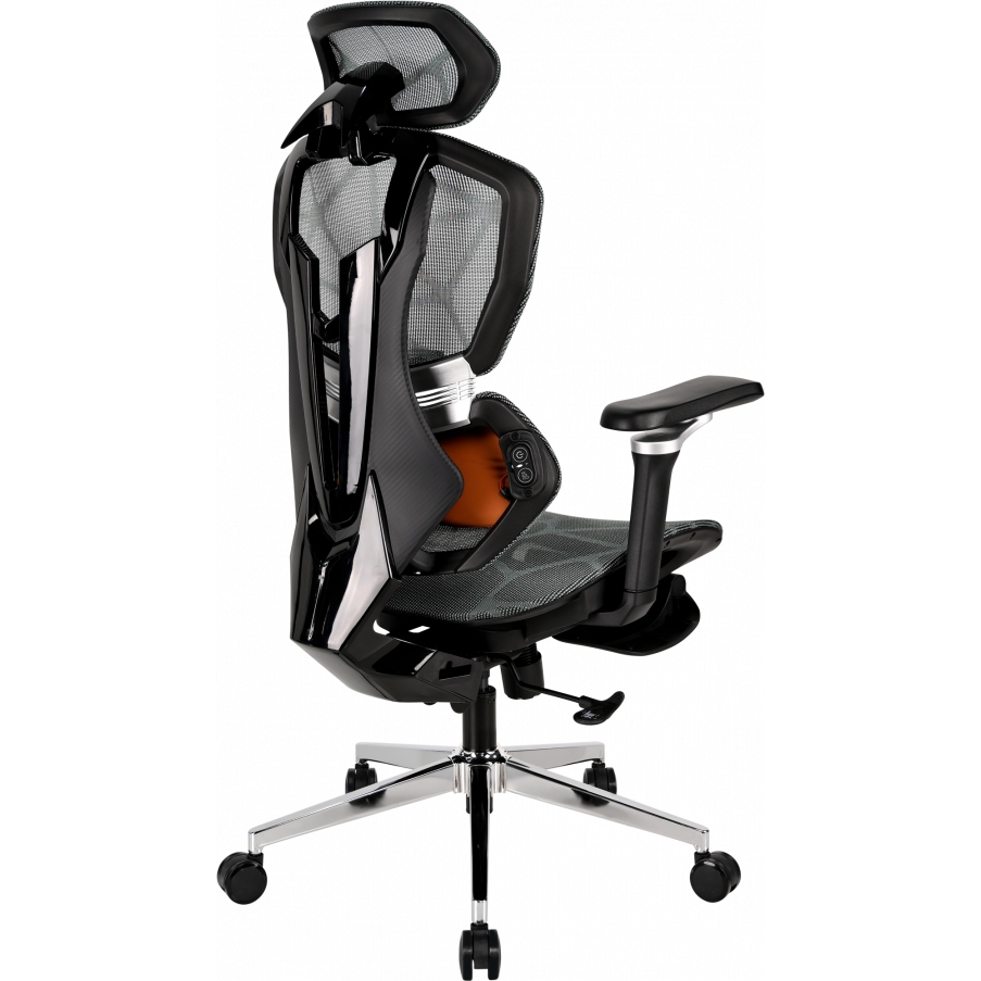 Геймерське крісло GT Racer X-7002 Black/Black/Green (X-7002 Black/Black/Green (Massage)) фото №5