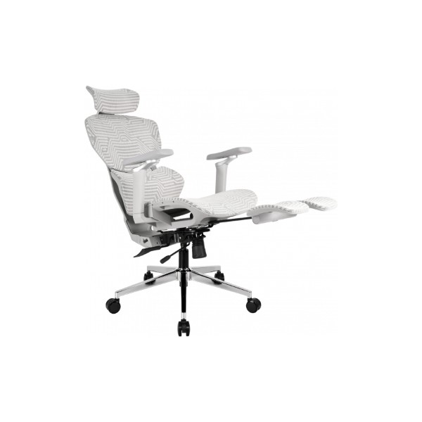 Геймерське крісло GT Racer X-7002 Gray/Gray/Light Gray (X-7002 Gray/Gray/Light Gray (Massage)) фото №6