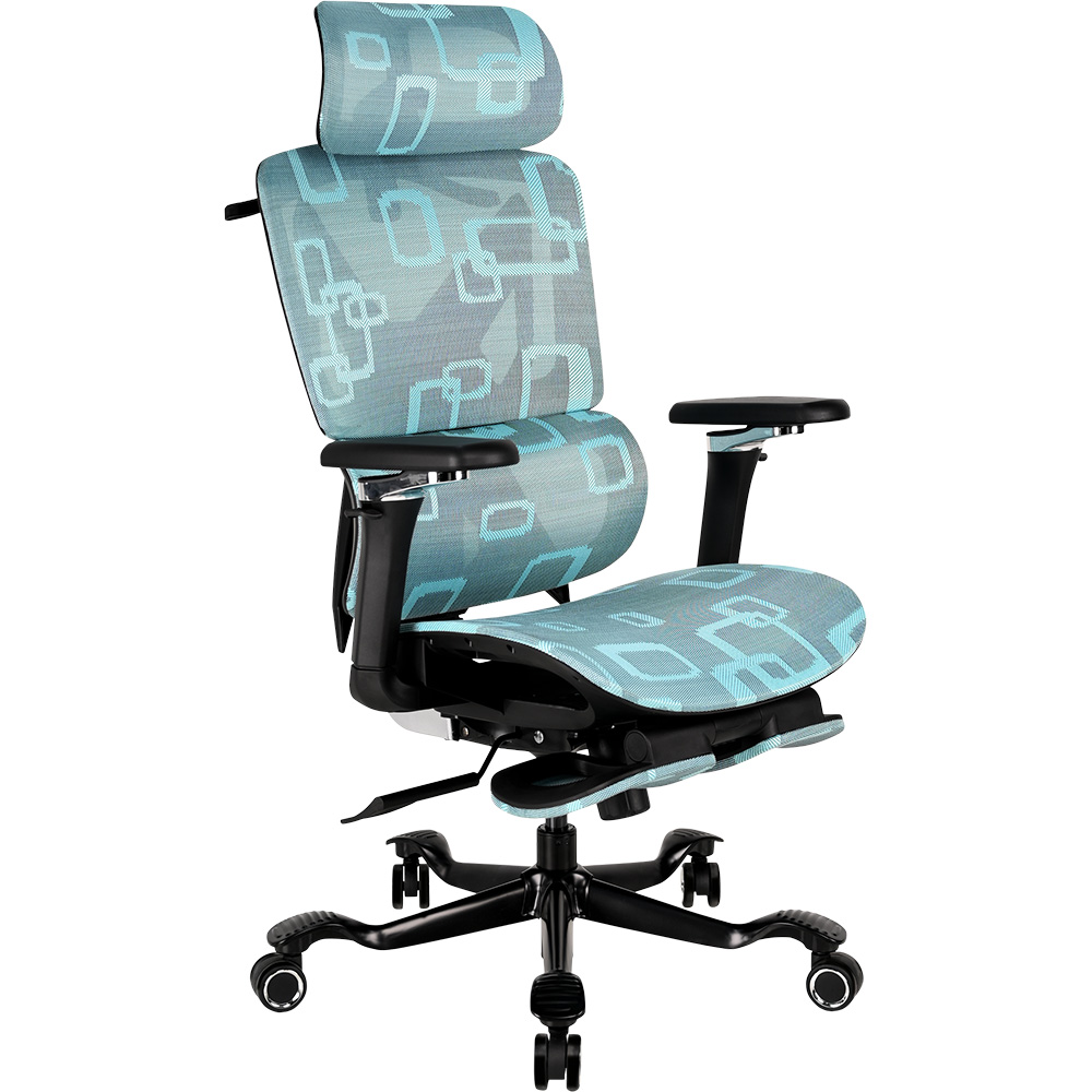 Геймерское кресло GT Racer X-900 Black/Gray/Blue фото №2