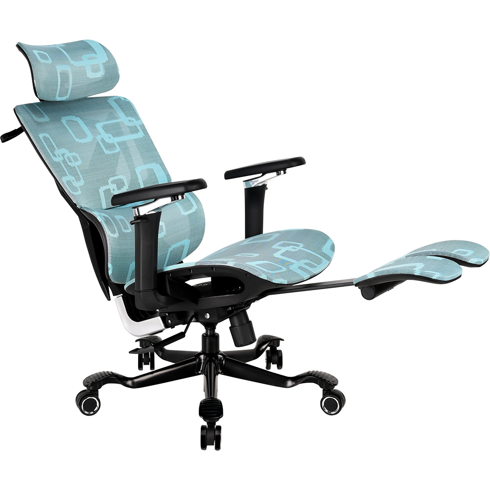 Геймерское кресло GT Racer X-900 Black/Gray/Blue фото №4