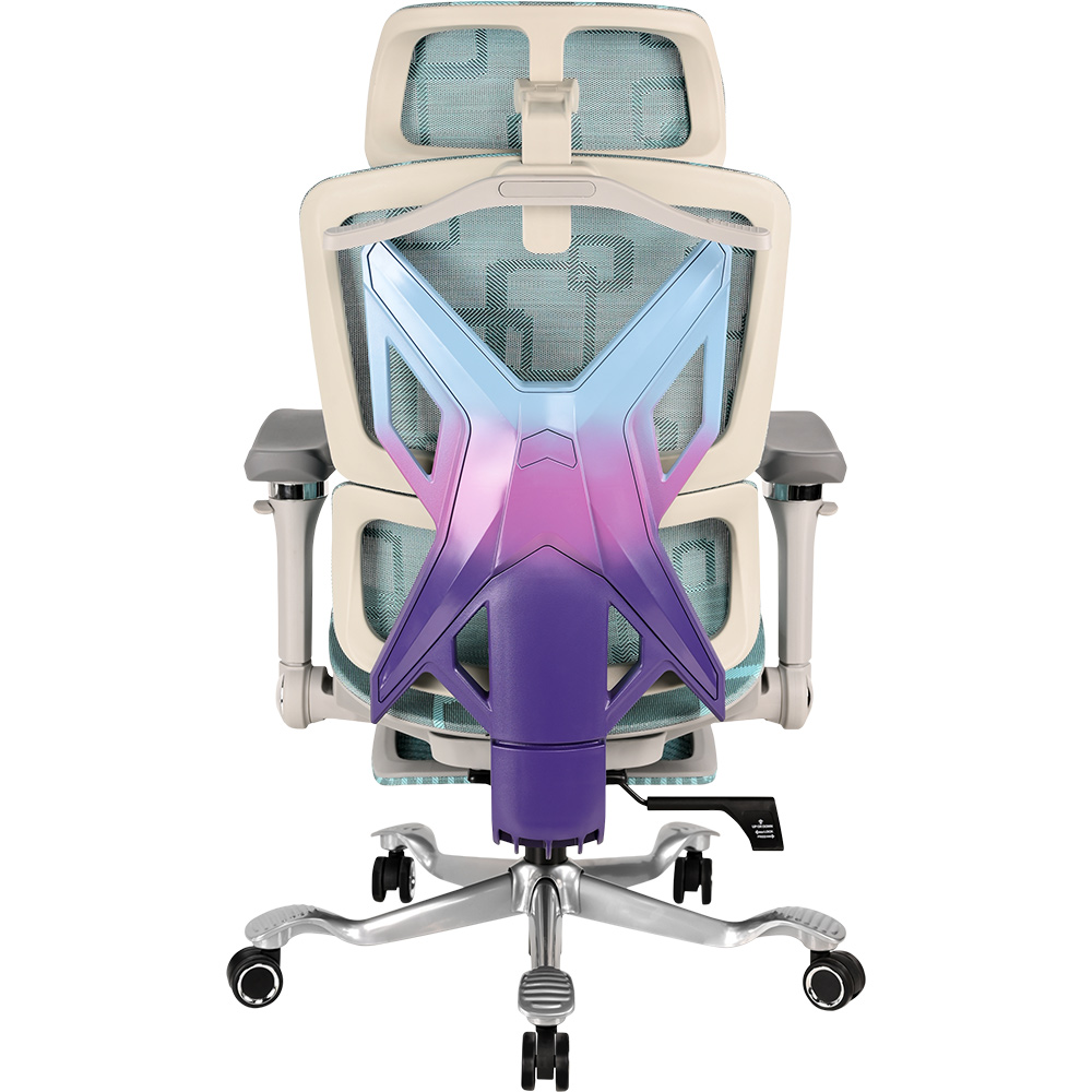 Геймерське крісло GT Racer X-900 Gray/Violet/Blue фото №5