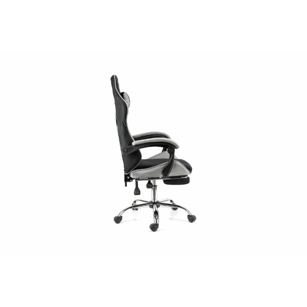 Геймерское кресло Hölmer GCH-06 Fabric Size L Black/Grey Metall Footrest (GCH-06) фото №2