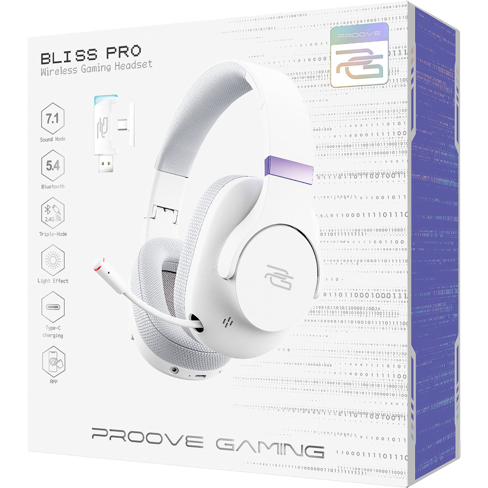 Наушники Proove Gaming Bliss Pro (APP) (white) фото №4