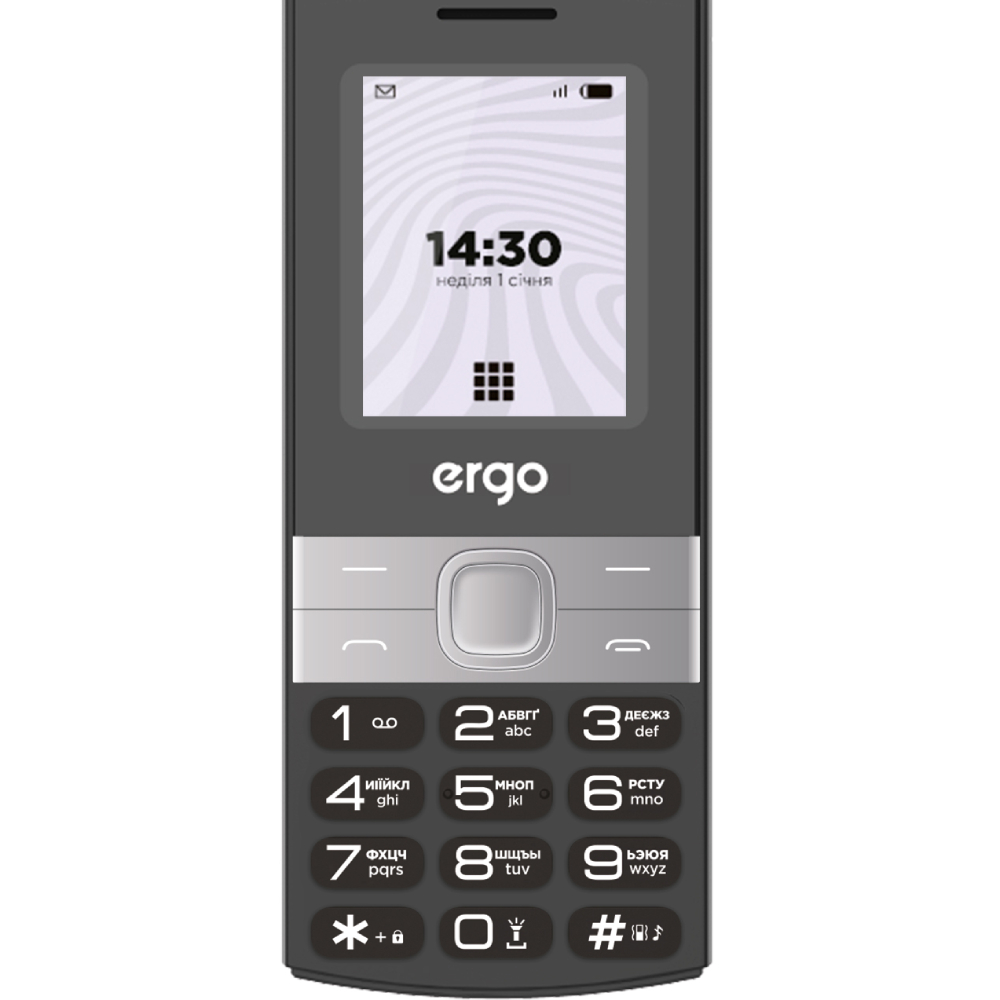 Мобильный телефон Ergo B185 Dual Sim Black