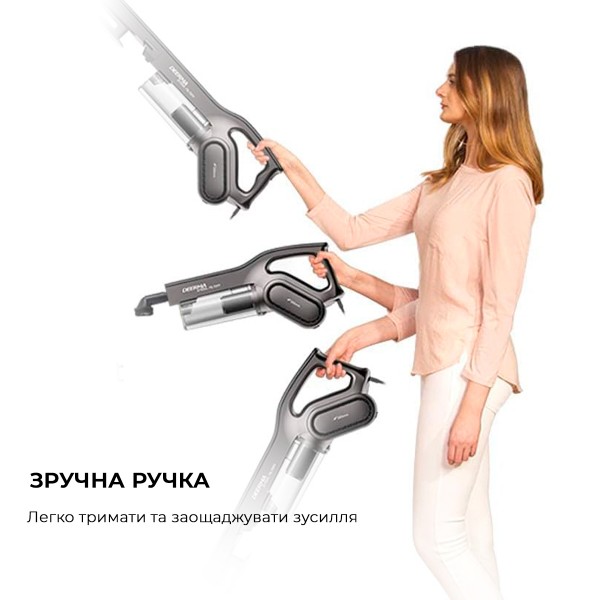 Пилосос акумуляторний Dreamе Stick Vacuum Cleaner Cord Gray (DX700S) фото №9