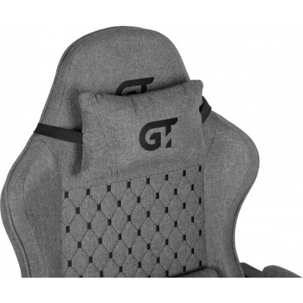 Геймерское кресло GT Racer X-2339 Black/Gray (X-2339 Fabric Black/Gray) фото №10