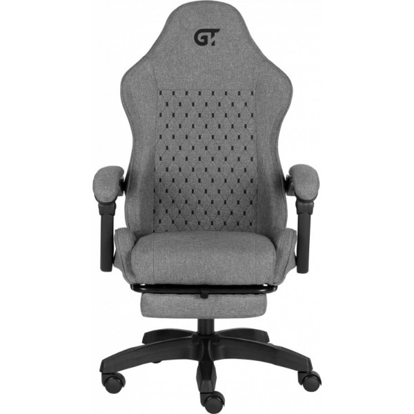 Геймерское кресло GT Racer X-2339 Black/Gray (X-2339 Fabric Black/Gray) фото №2