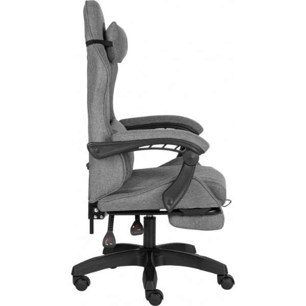 Геймерское кресло GT Racer X-2339 Black/Gray (X-2339 Fabric Black/Gray) фото №5