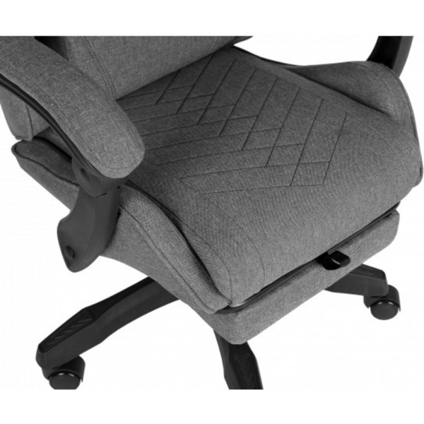 Геймерское кресло GT Racer X-2339 Black/Gray (X-2339 Fabric Black/Gray) фото №7