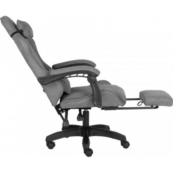 Геймерское кресло GT Racer X-2339 Black/Gray (X-2339 Fabric Black/Gray) фото №6