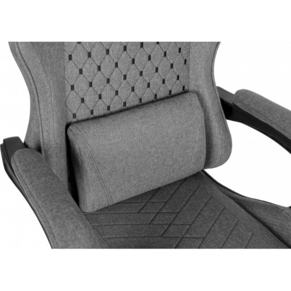 Геймерское кресло GT Racer X-2339 Black/Gray (X-2339 Fabric Black/Gray) фото №9