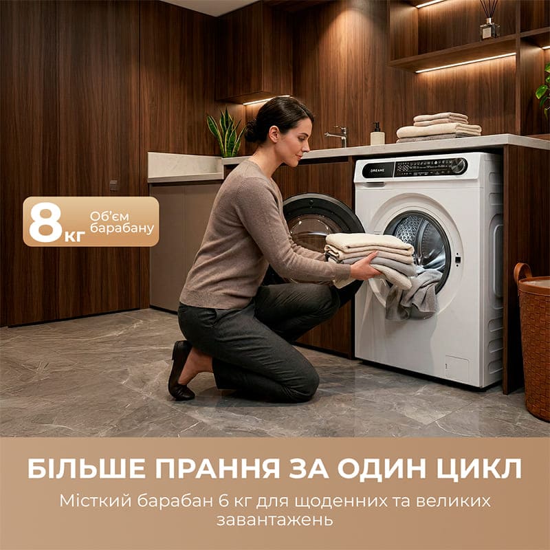 Пральна машина  Dreamе S8 (DWF08S50CA) фото №4