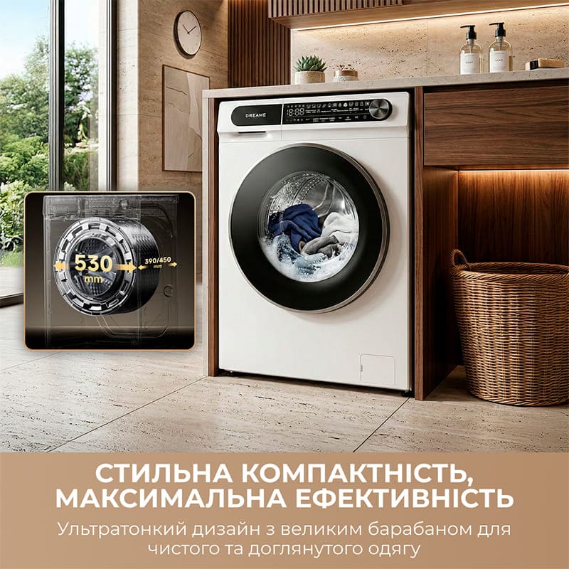 Пральна машина  Dreamе S8 (DWF08S50CA) фото №9