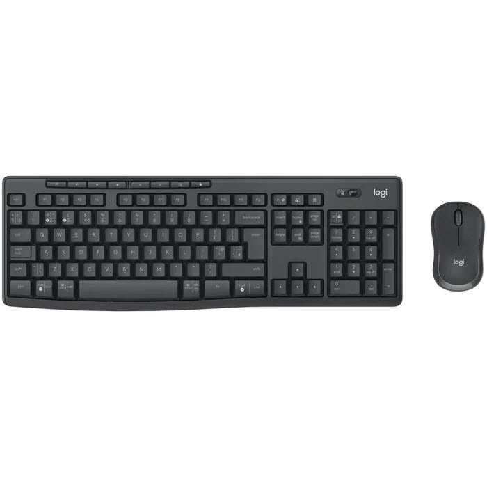 Клавіатура   мишка Logitech MK370 for Business Wireless UA Black (920-012077)