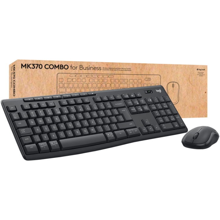 Клавіатура   мишка Logitech MK370 for Business Wireless UA Black (920-012077) фото №5