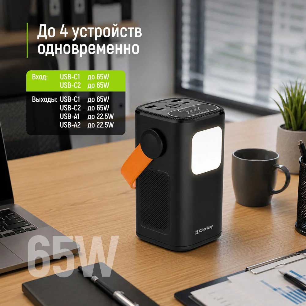 Мобильная батарея Colorway CW-PB400LP06BK фото №6