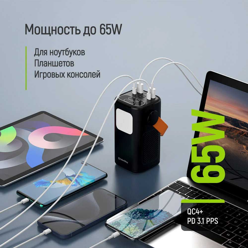 Мобильная батарея Colorway CW-PB400LP06BK фото №9