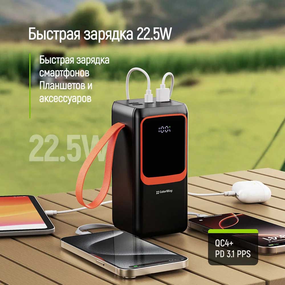 Мобильная батарея Colorway CW-PB500LP02BK фото №10