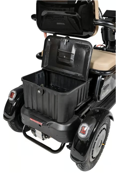 Електроскутер Atlas Elegant Trike 800W Black фото №11