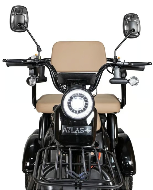 Електроскутер Atlas Elegant Trike 800W Black фото №8