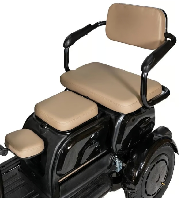 Електроскутер Atlas Elegant Trike 800W Black фото №9