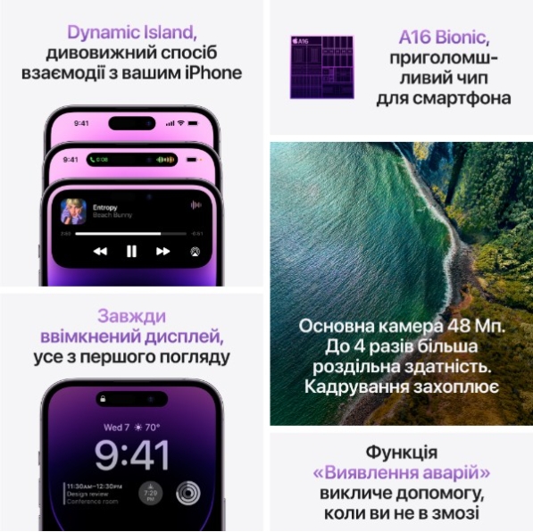 Смартфон Apple iPhone 14 Pro 256GB BLACK (REF EKO Esim) фото №9