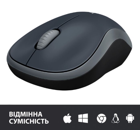 Компьютерная мыш Logitech M185 swift grey (910-002238) фото №4