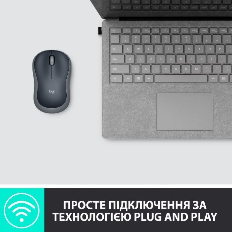 Компьютерная мыш Logitech M185 swift grey (910-002238) фото №7