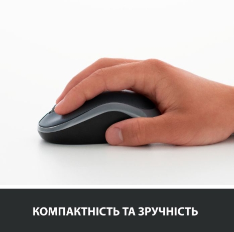 Компьютерная мыш Logitech M185 swift grey (910-002238) фото №8