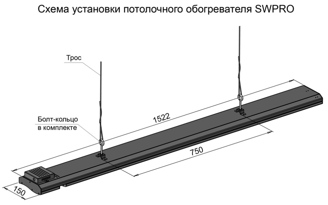 Обогреватель Sunway SWPRO 1500 Вт фото №9