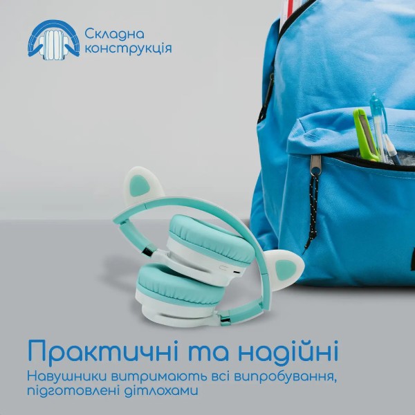 Наушники Promate panda.aqua фото №3