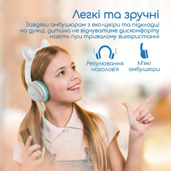 Наушники Promate panda.aqua фото №6