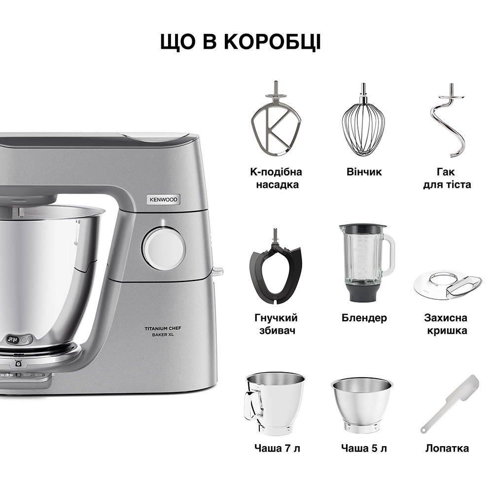 Кухонный комбайн Kenwood KVL 85.124 SI фото №8