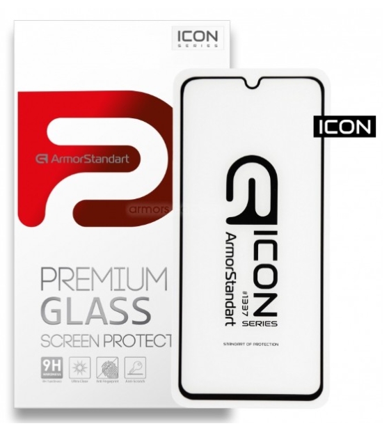 Защитное стекло Armorstandart Icon Huawei Y6p Black (ARM56792)
