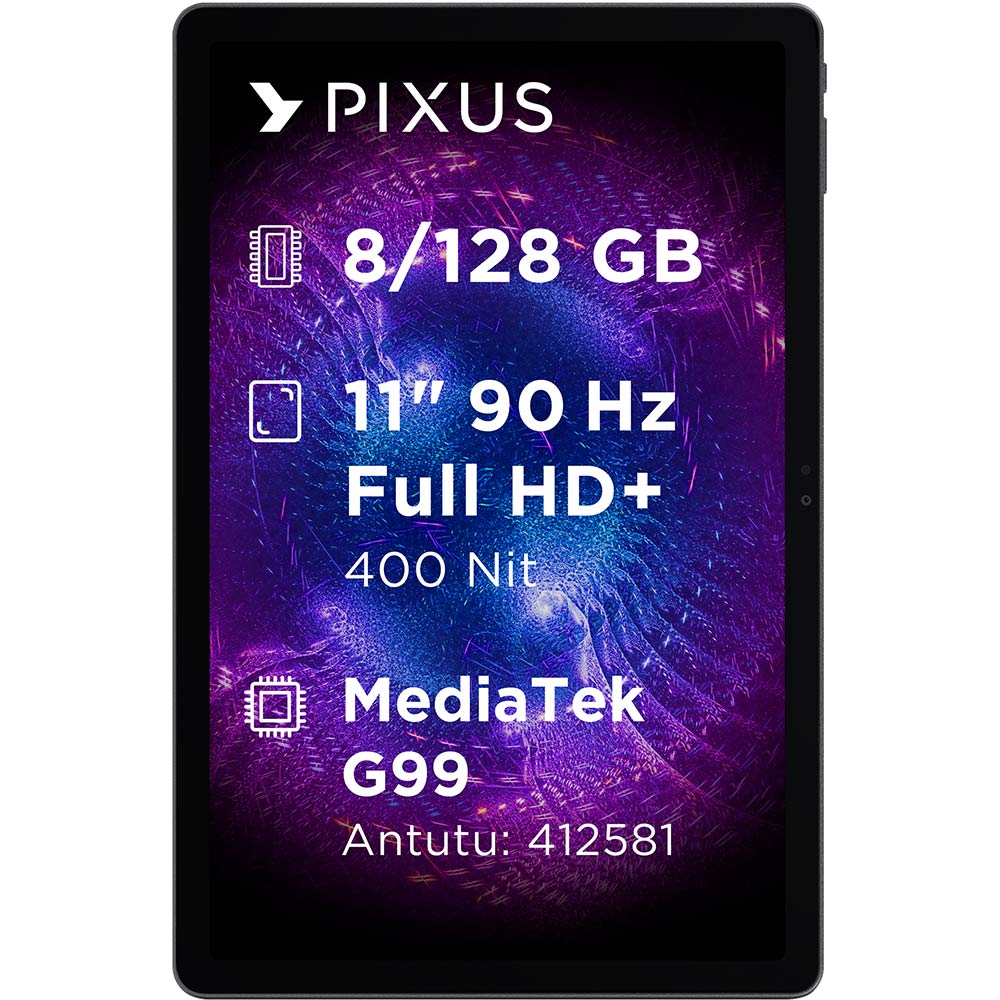 Планшет Pixus Titan 8/128 сірий, екран 10,36 фото №2