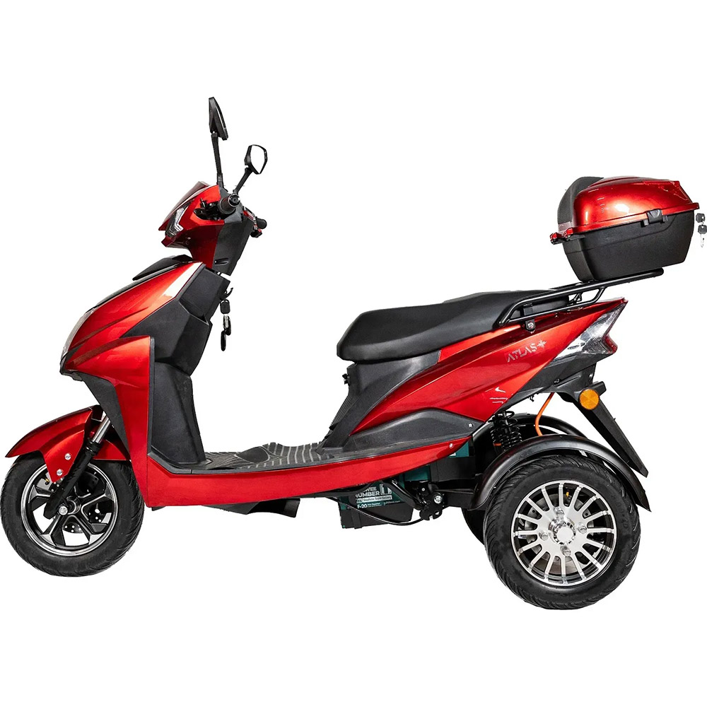 Електроскутер Atlas Falcon Trike Box 1500W Red (4012) фото №2