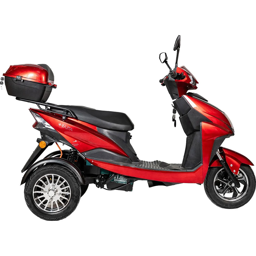Електроскутер Atlas Falcon Trike Box 1500W Red (4012) фото №3