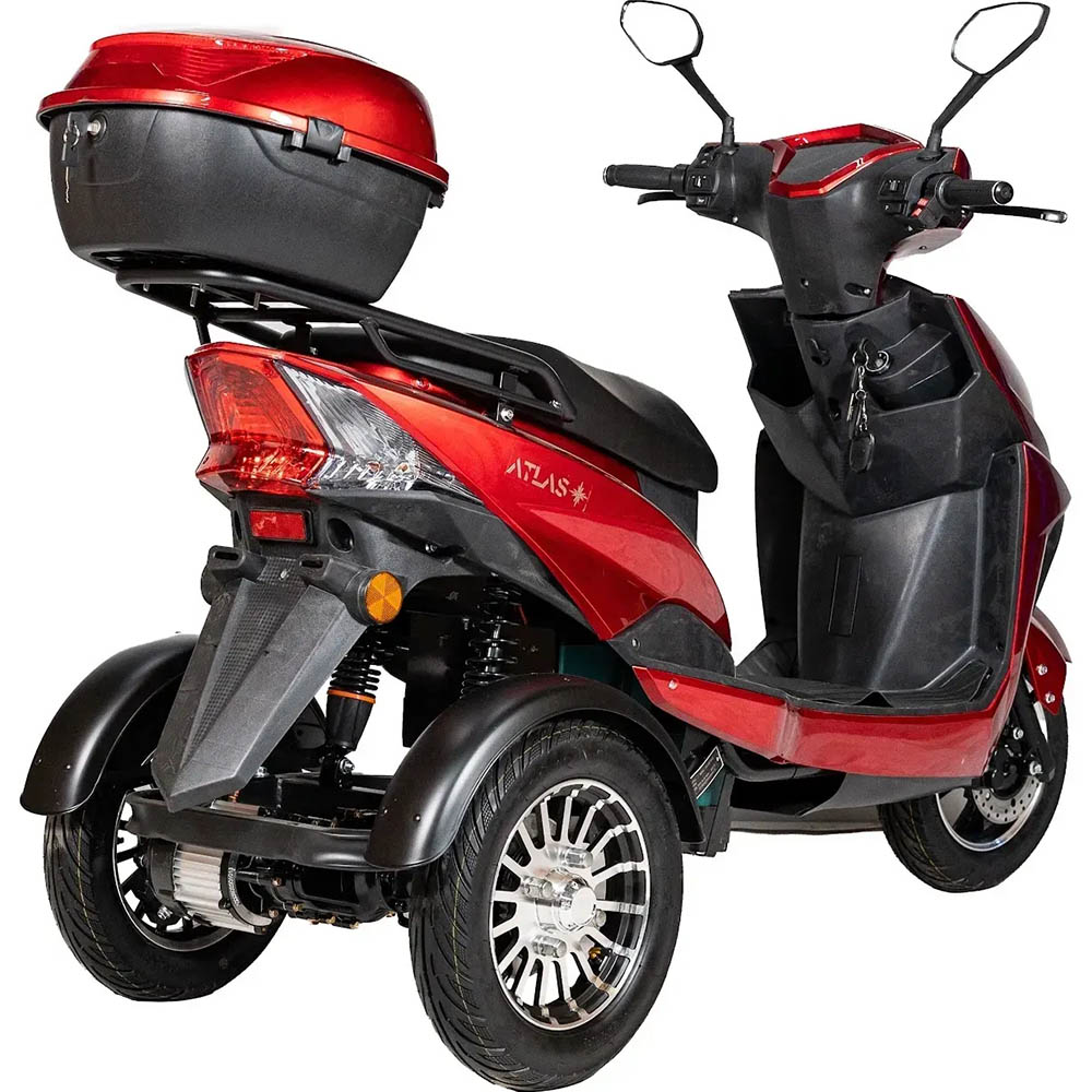 Електроскутер Atlas Falcon Trike Box 1500W Red (4012) фото №4
