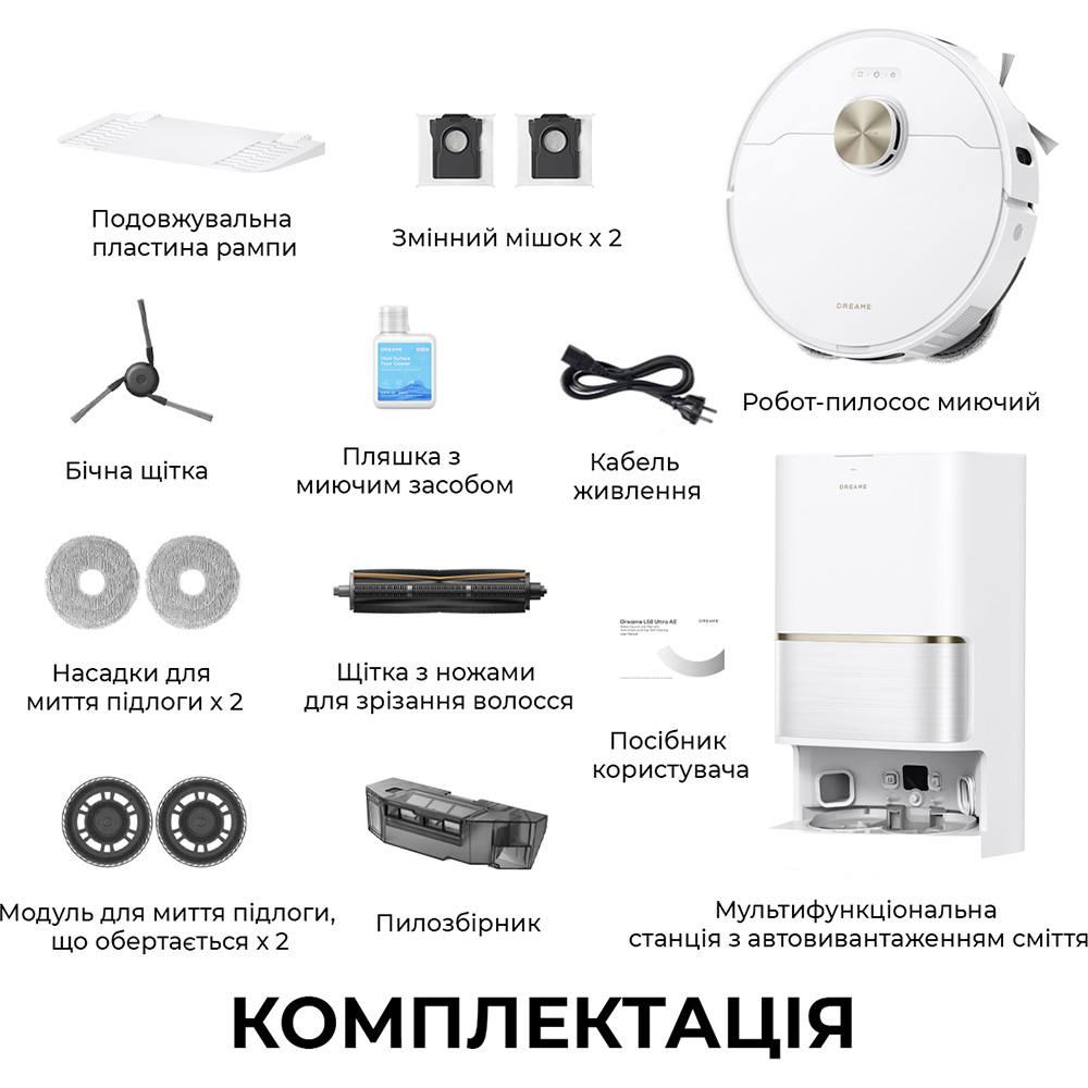 Dreamе Bot L50 Ultra AE White (RLL51SE) фото №11