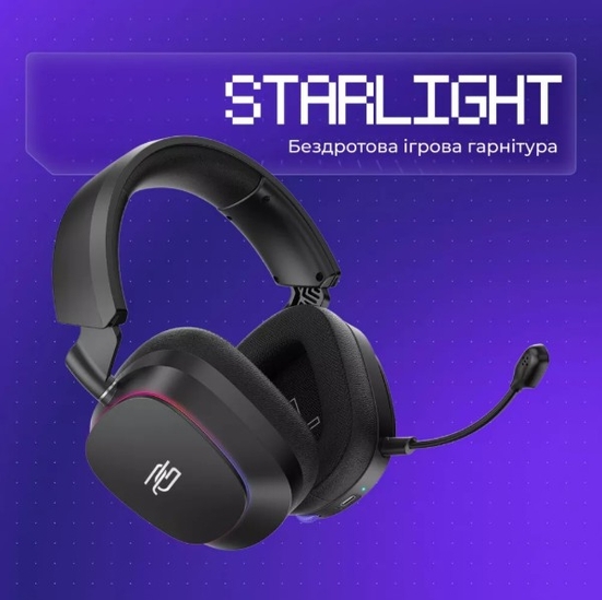 Наушники Proove Gaming Starlight (APP) (black/purple) фото №2